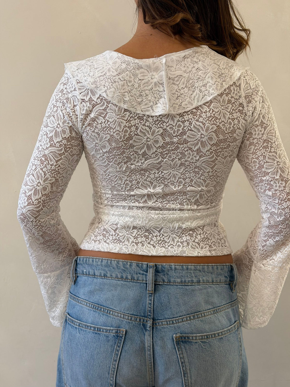 Top allegra encaje