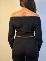 Load image into Gallery viewer, Top Bianca manga larga mini canuton