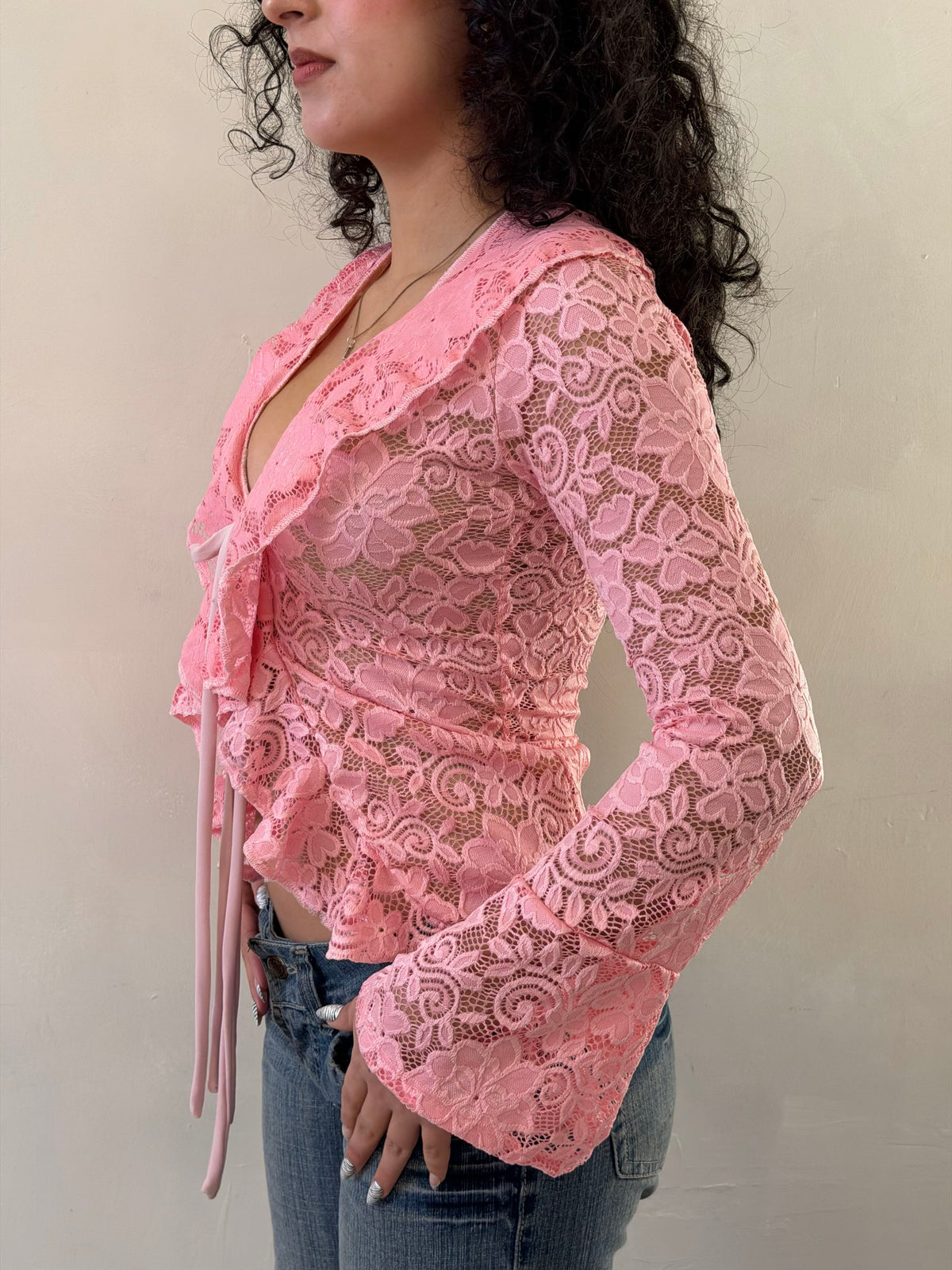 Top allegra encaje