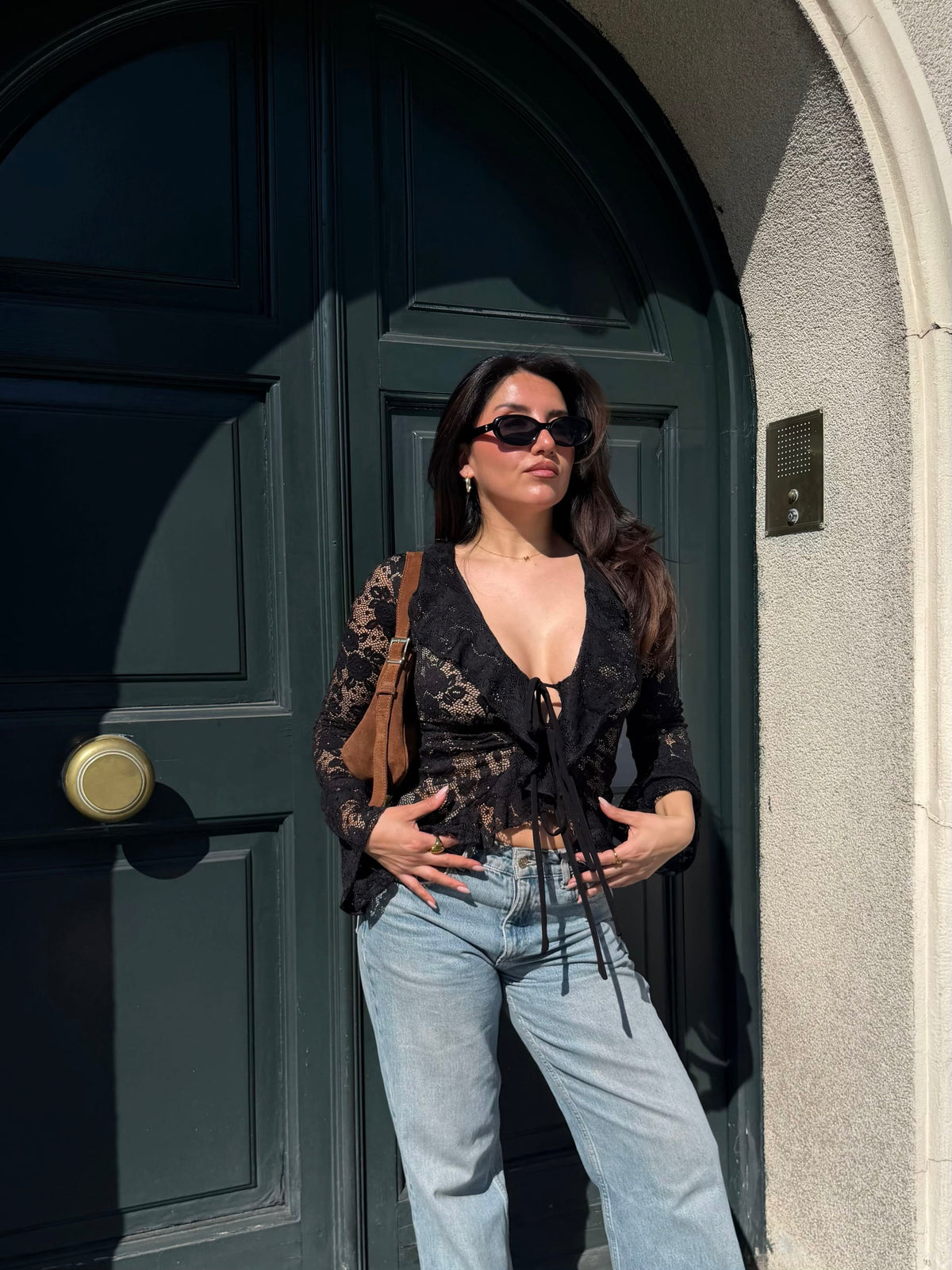 Top allegra encaje