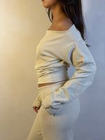 Load image into Gallery viewer, Top Bianca manga larga mini canuton