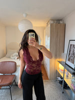 Load image into Gallery viewer, Top perla encaje