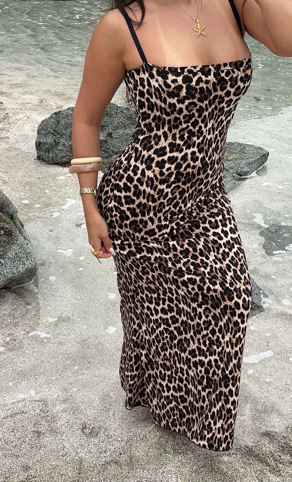 Maxi dress cheetah