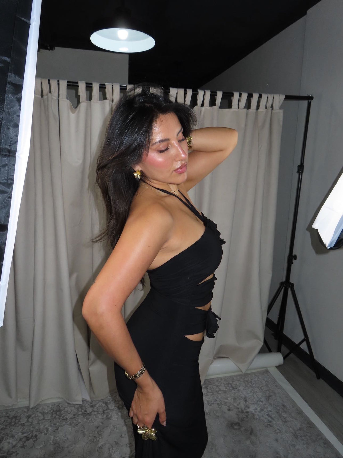 Maxi dress positano black