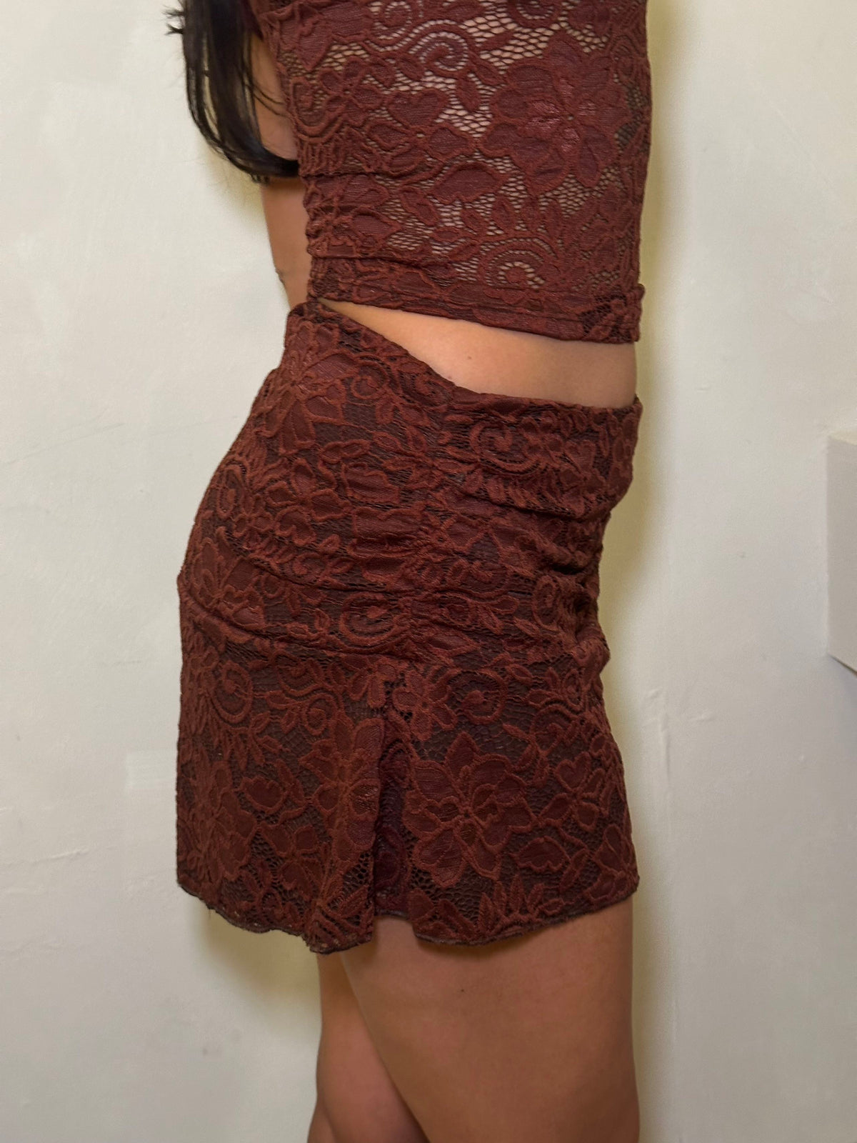 Kelly  mini skirt encaje