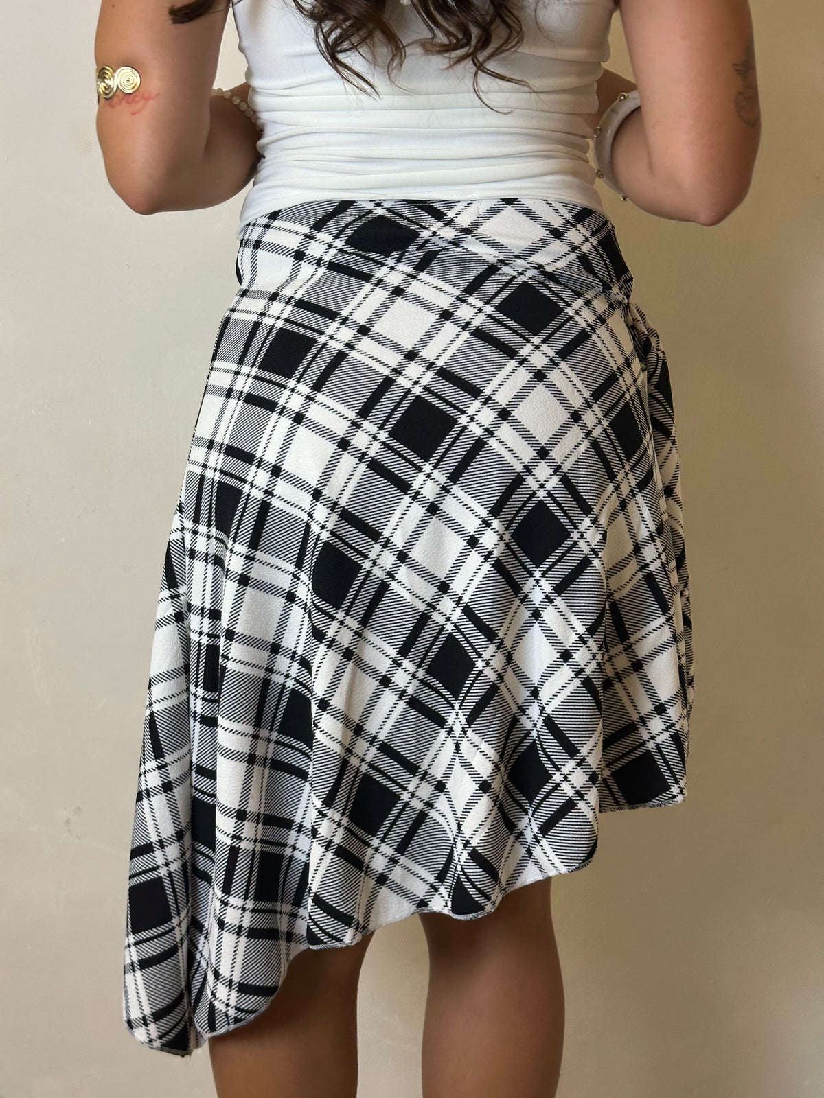 Midi  skirt tartán
