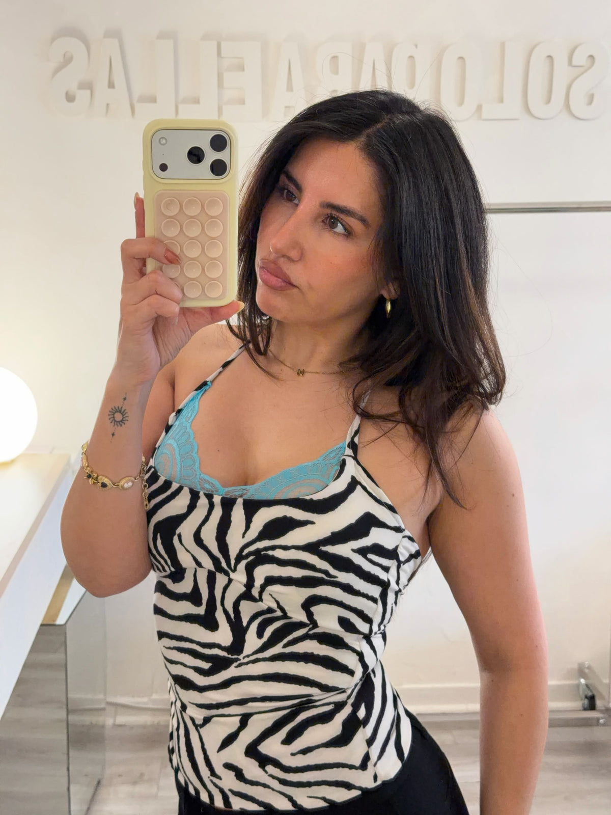 Top sophia encaje