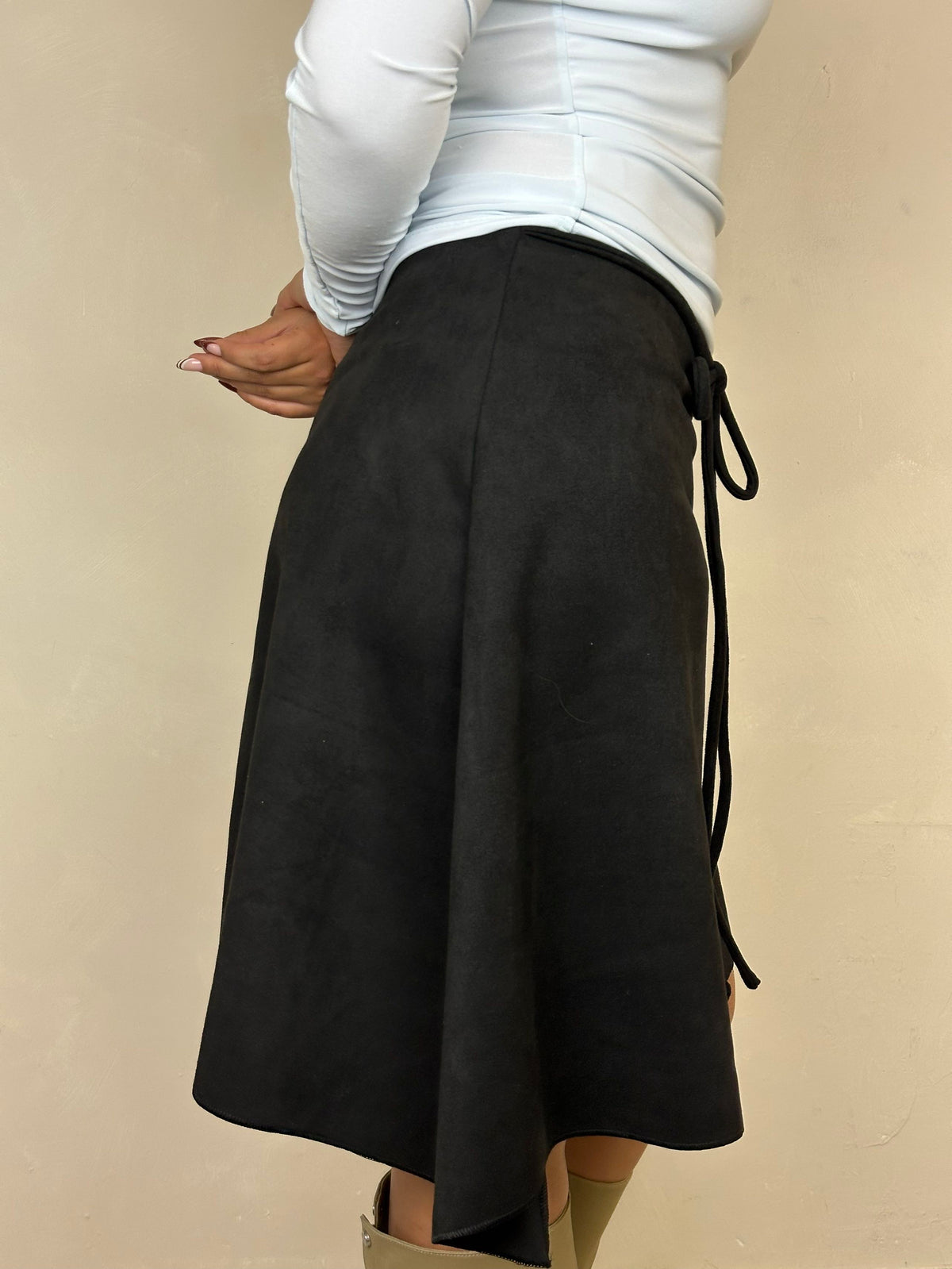 Midi skirt  suede