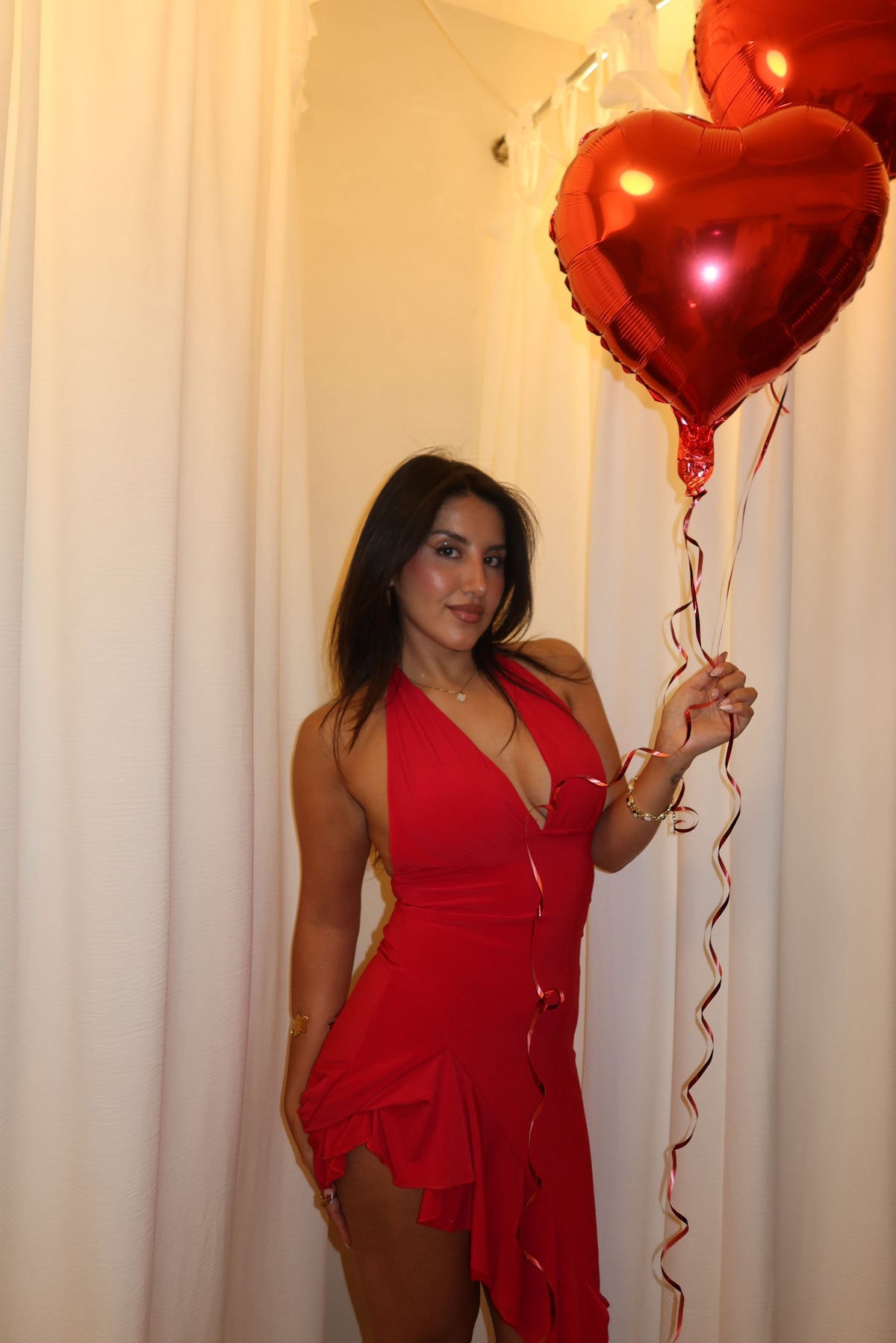 Midi dress verona rojo