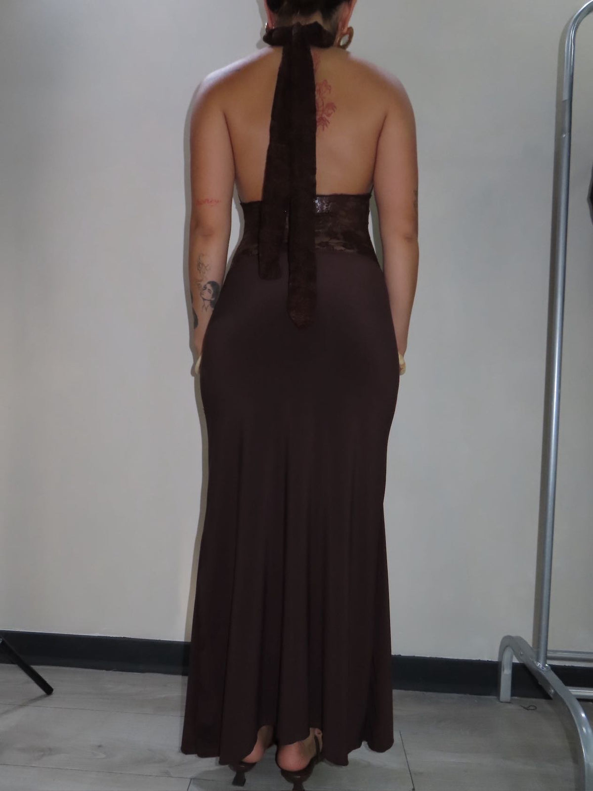 Maxi dress capri cafe chocolate