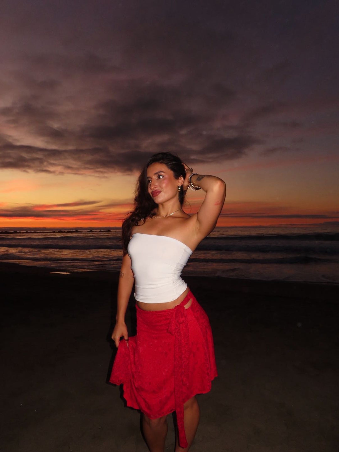 MIDI  SKIRT ENCAJE