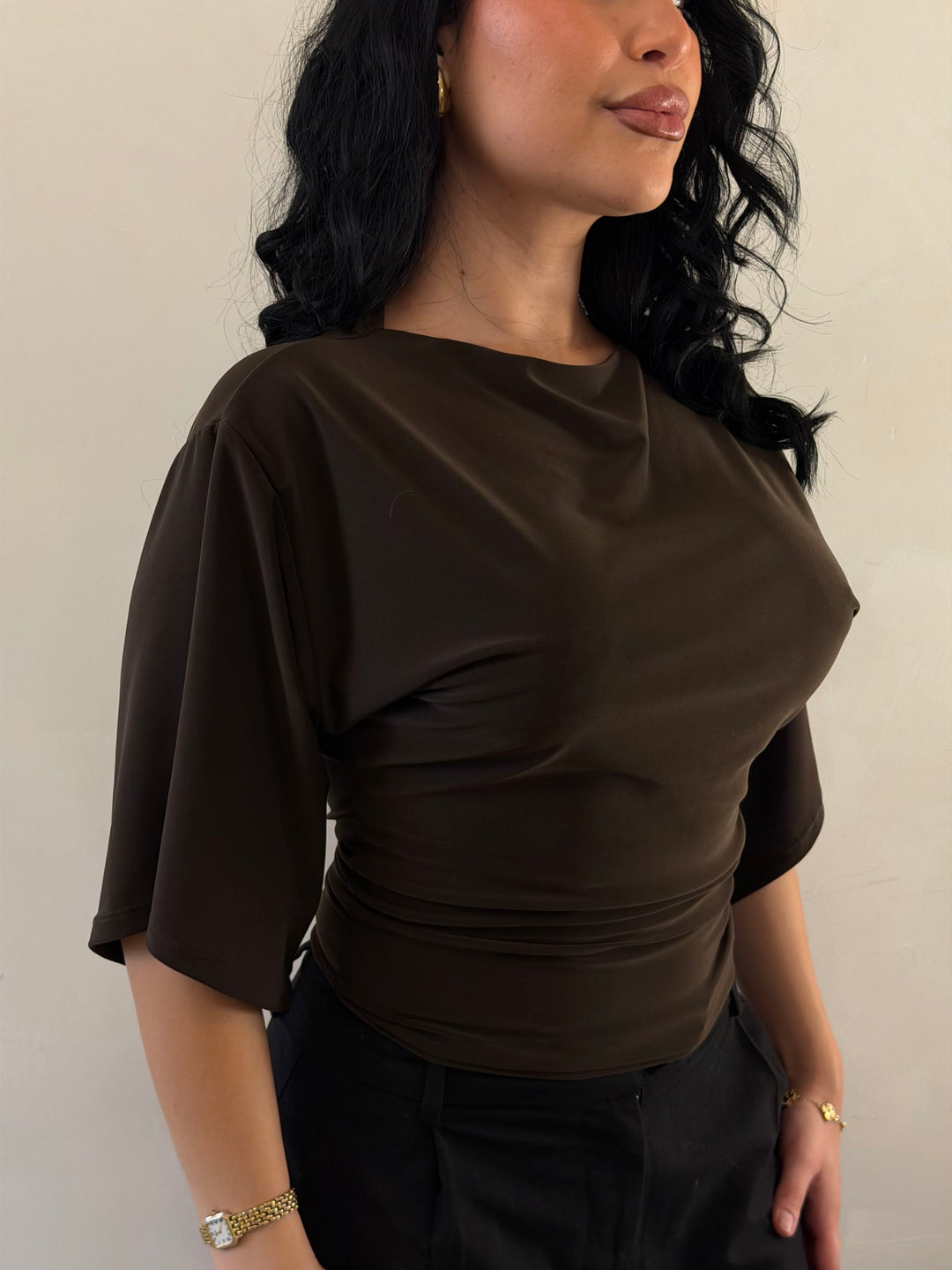 Top Nerina manga corta