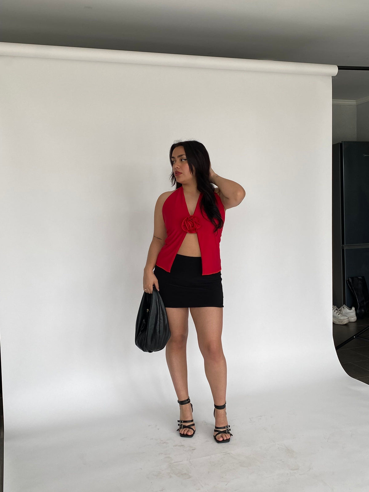 Top emily rojo