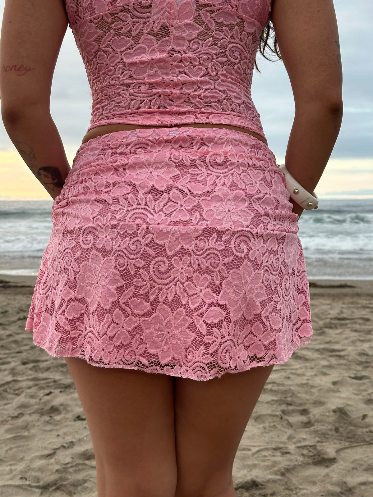 Kelly  mini skirt encaje