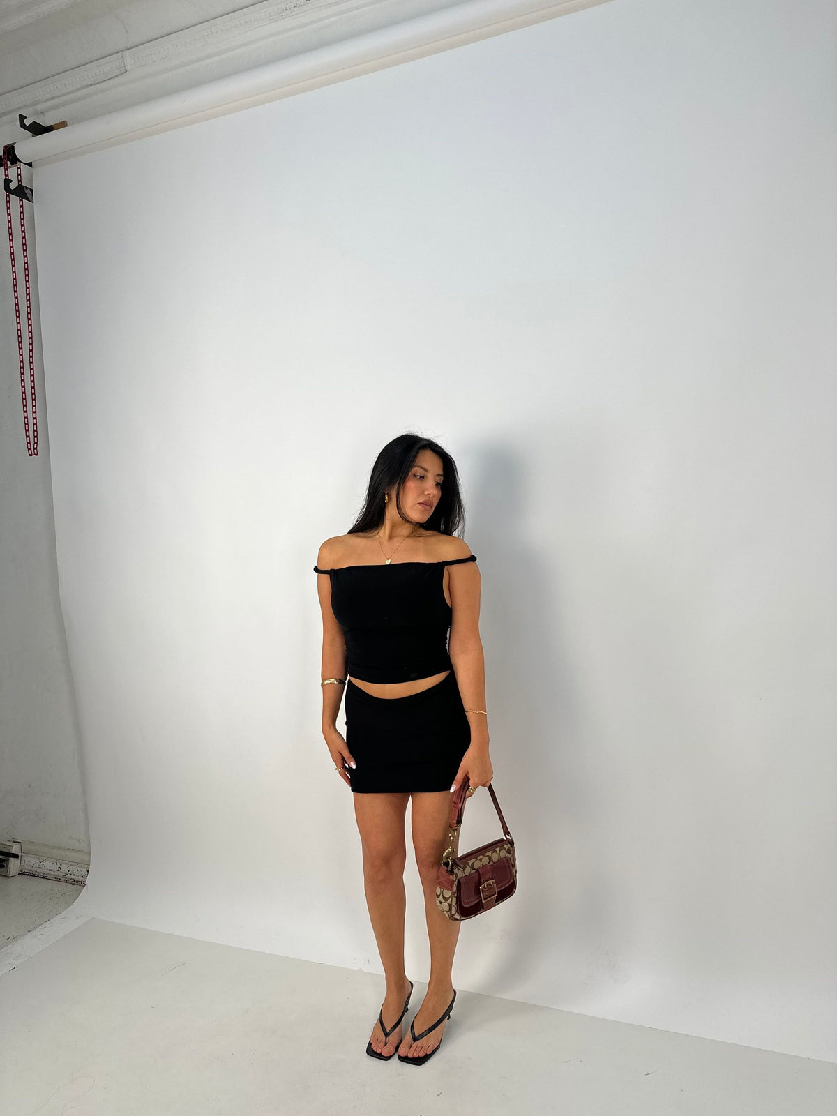 Morgan mini skirt black