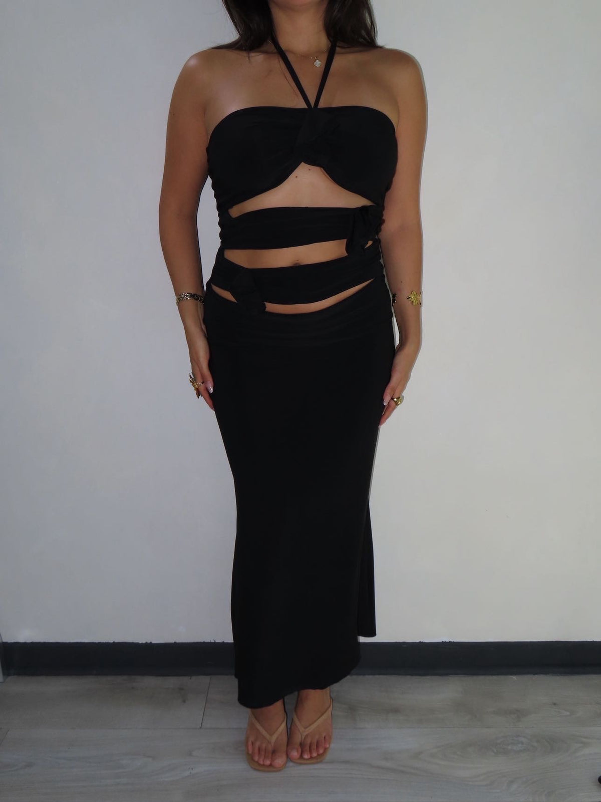 Maxi dress positano black