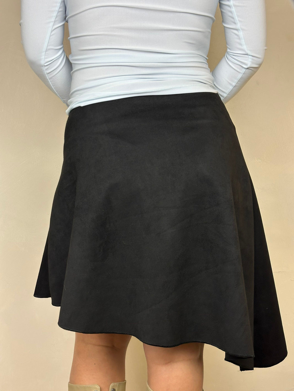 Midi skirt  suede