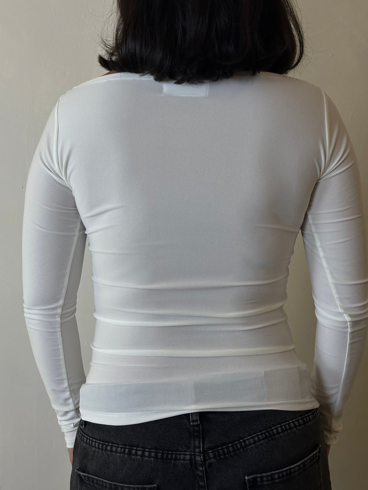 Top básico manga larga