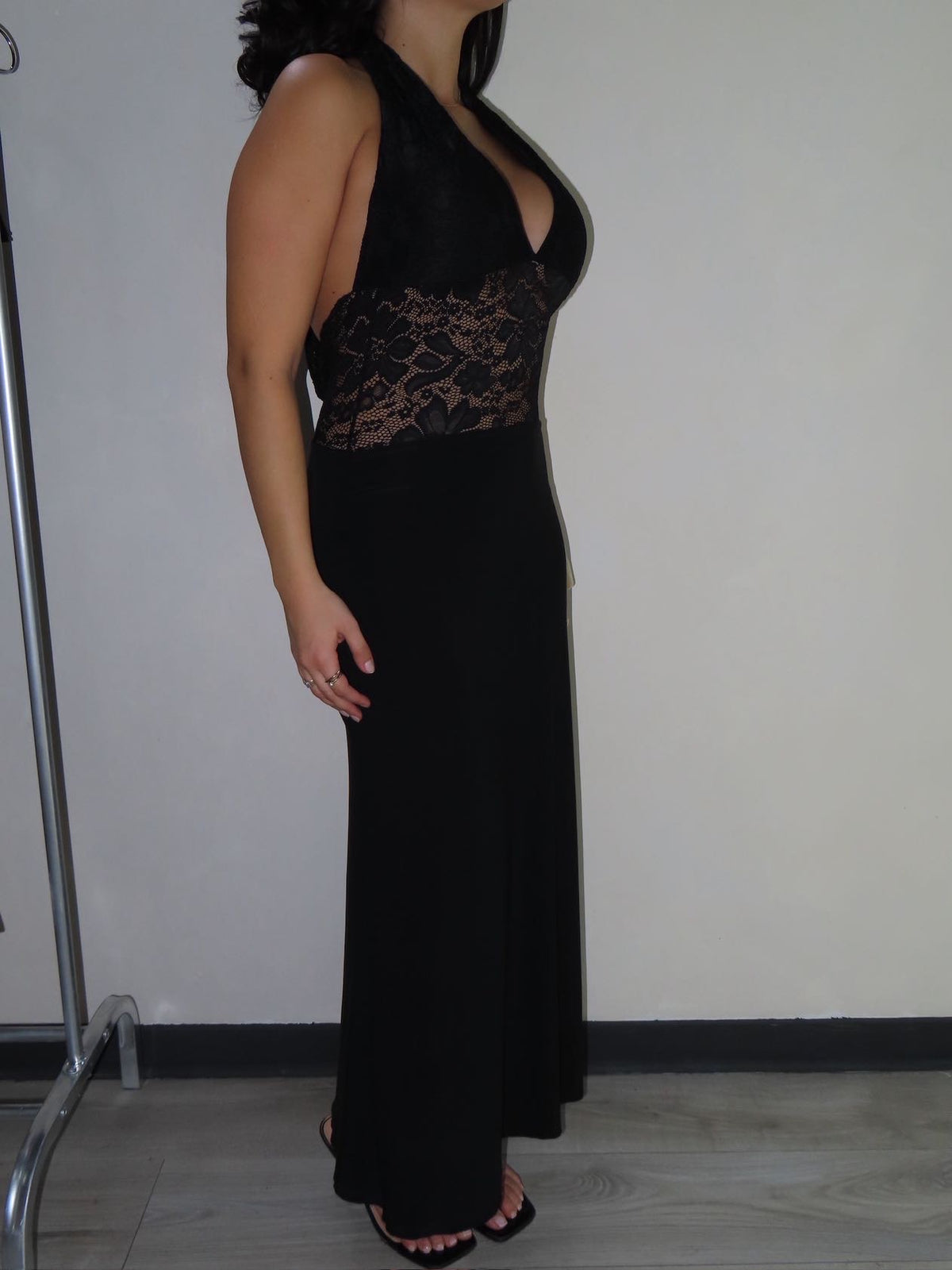 Maxi dress capri black