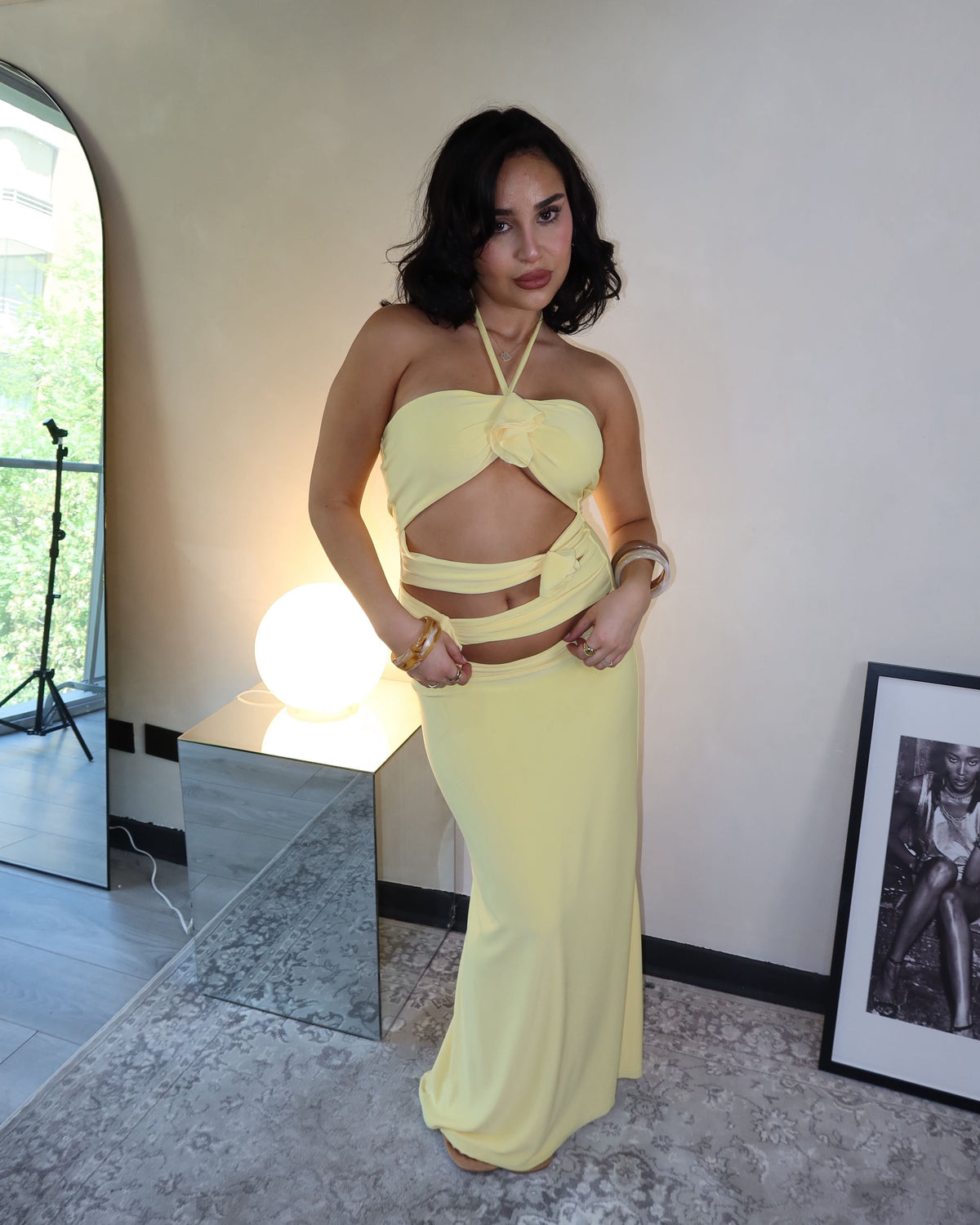Maxi dress positano amarillo