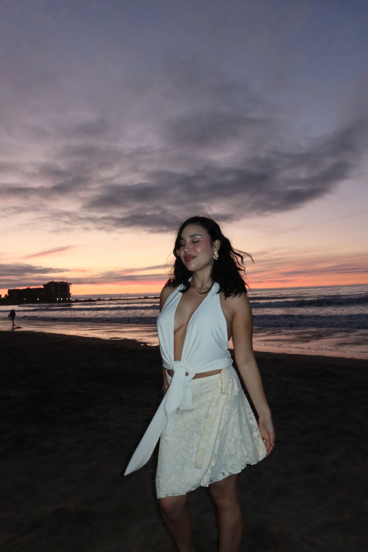 Midi  skirt encaje