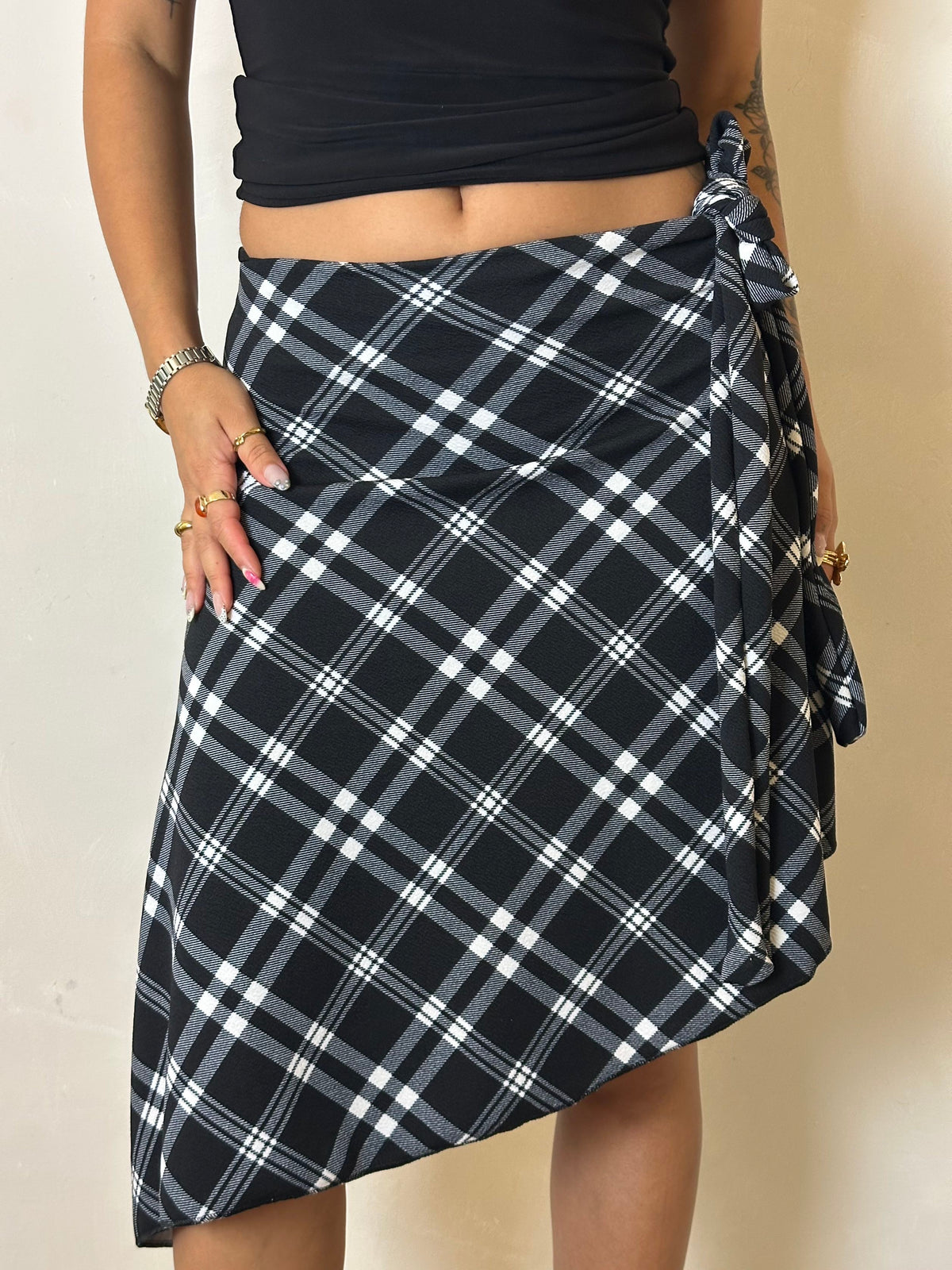 Midi  skirt tartán
