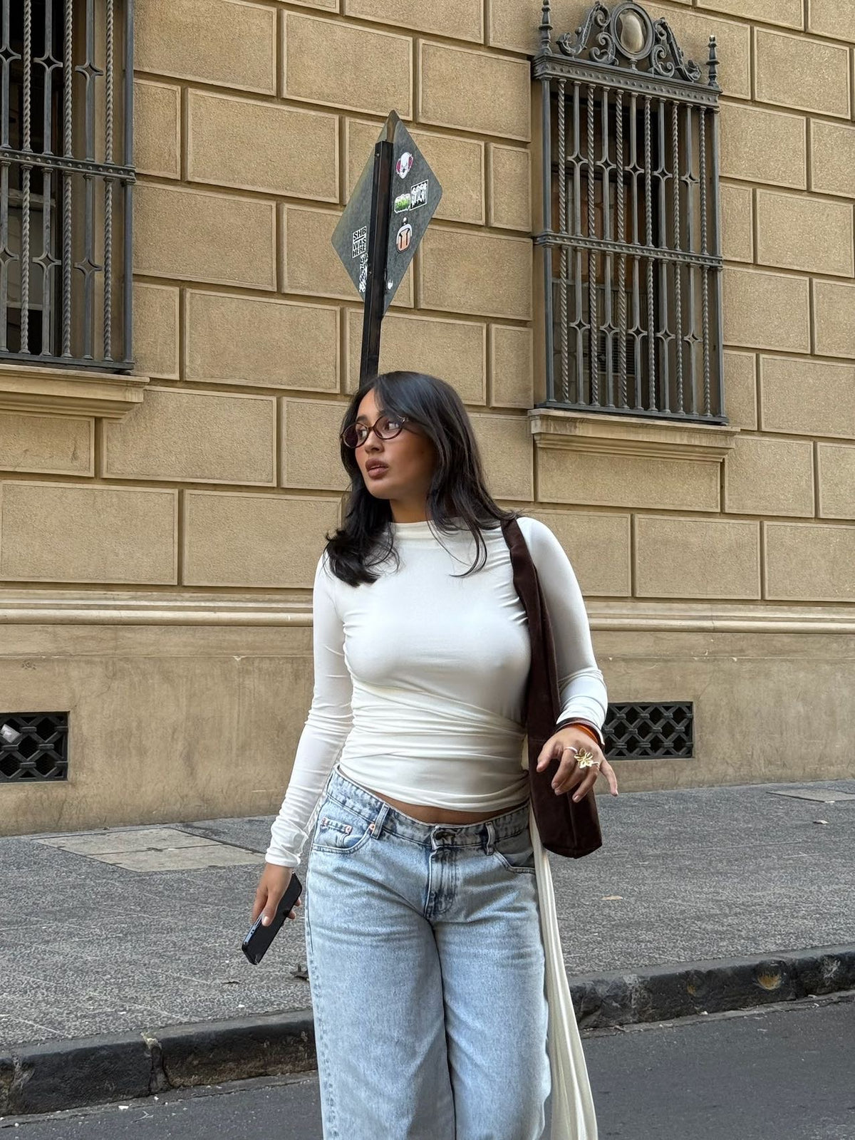 Top bella ivory