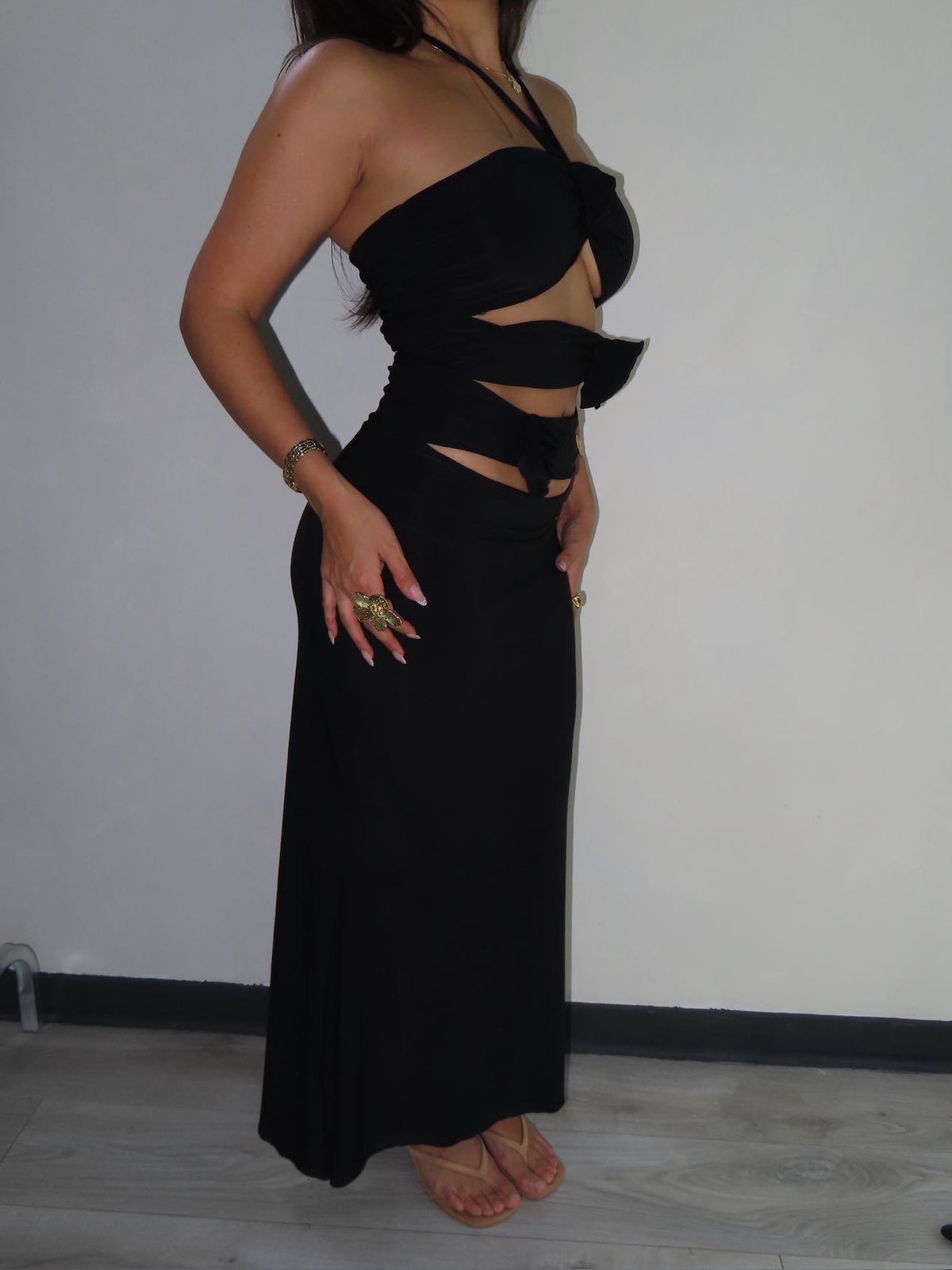 Maxi dress positano black