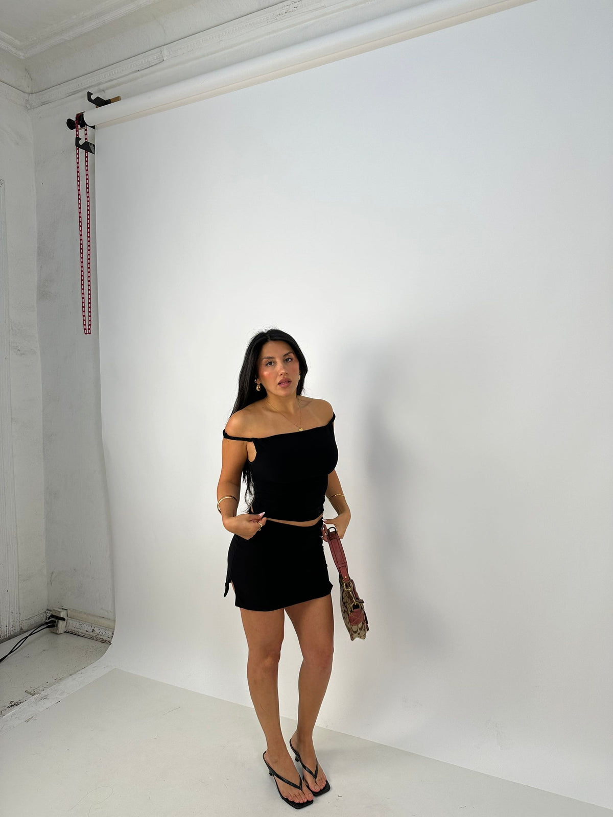 Morgan mini skirt black