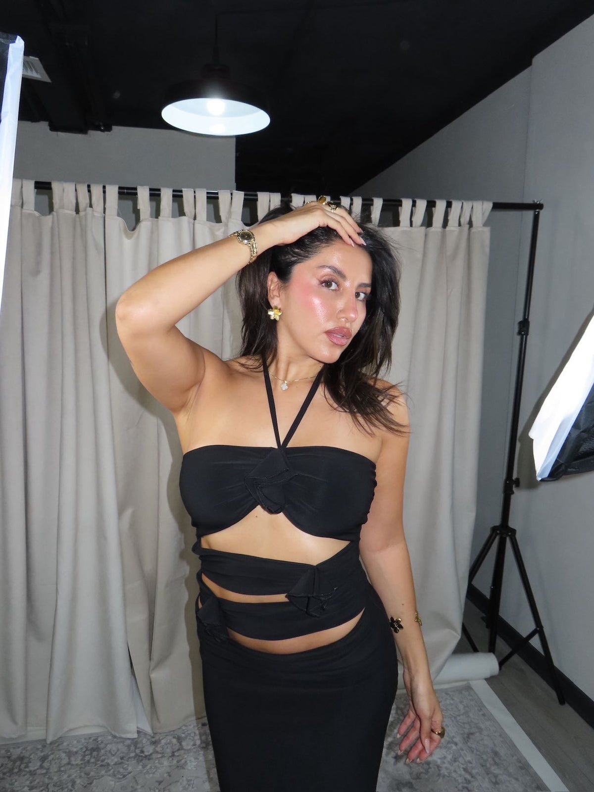 Maxi dress positano black