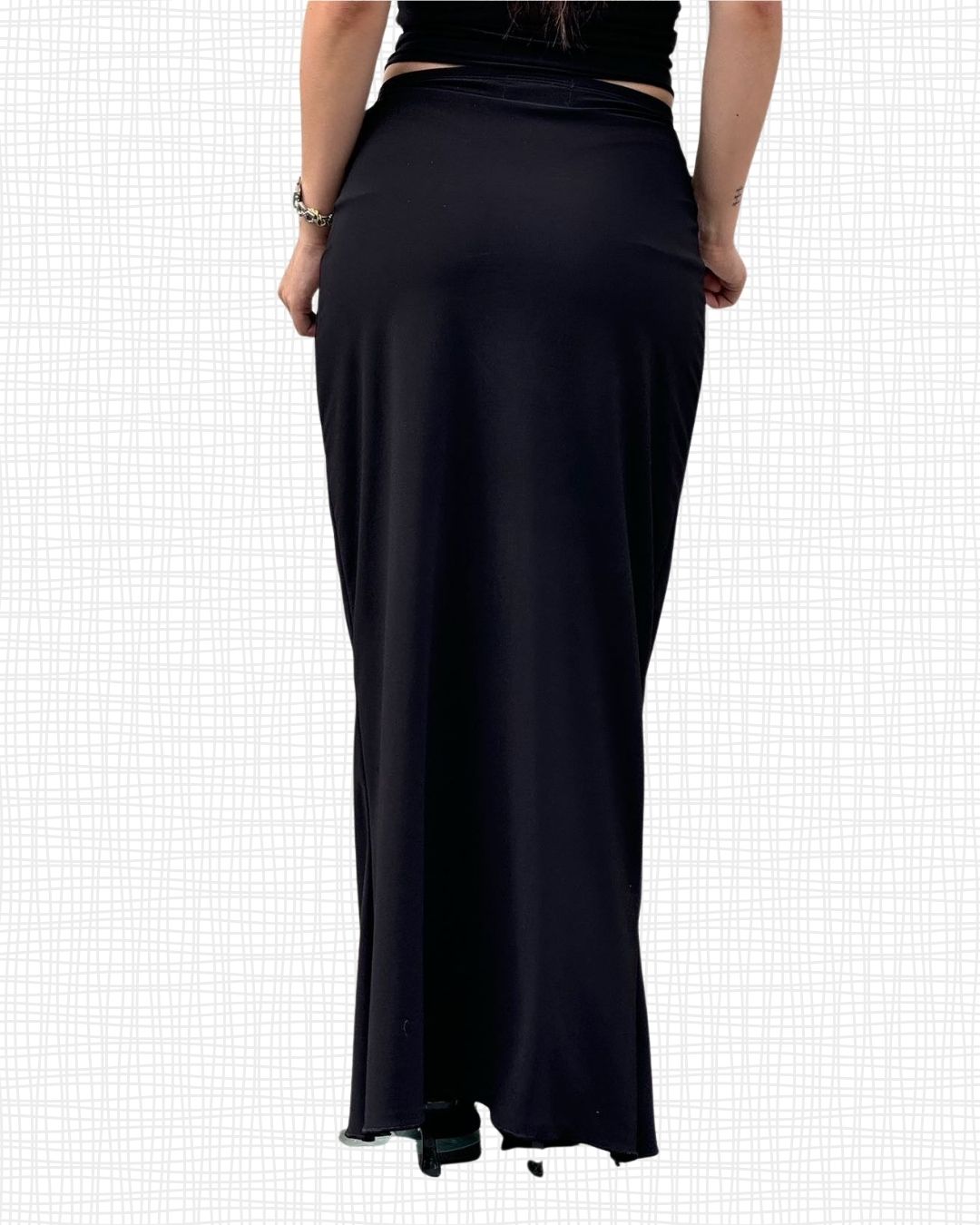 Maxi falda black