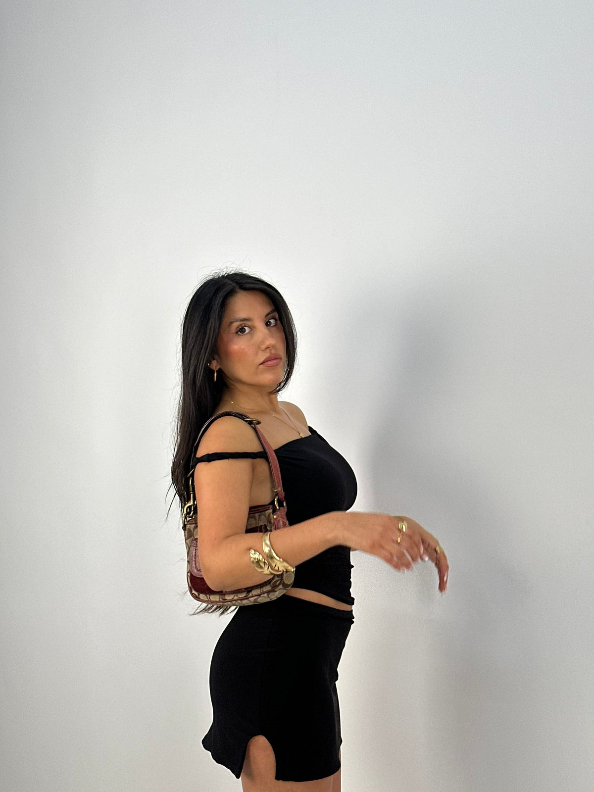 Morgan mini skirt black