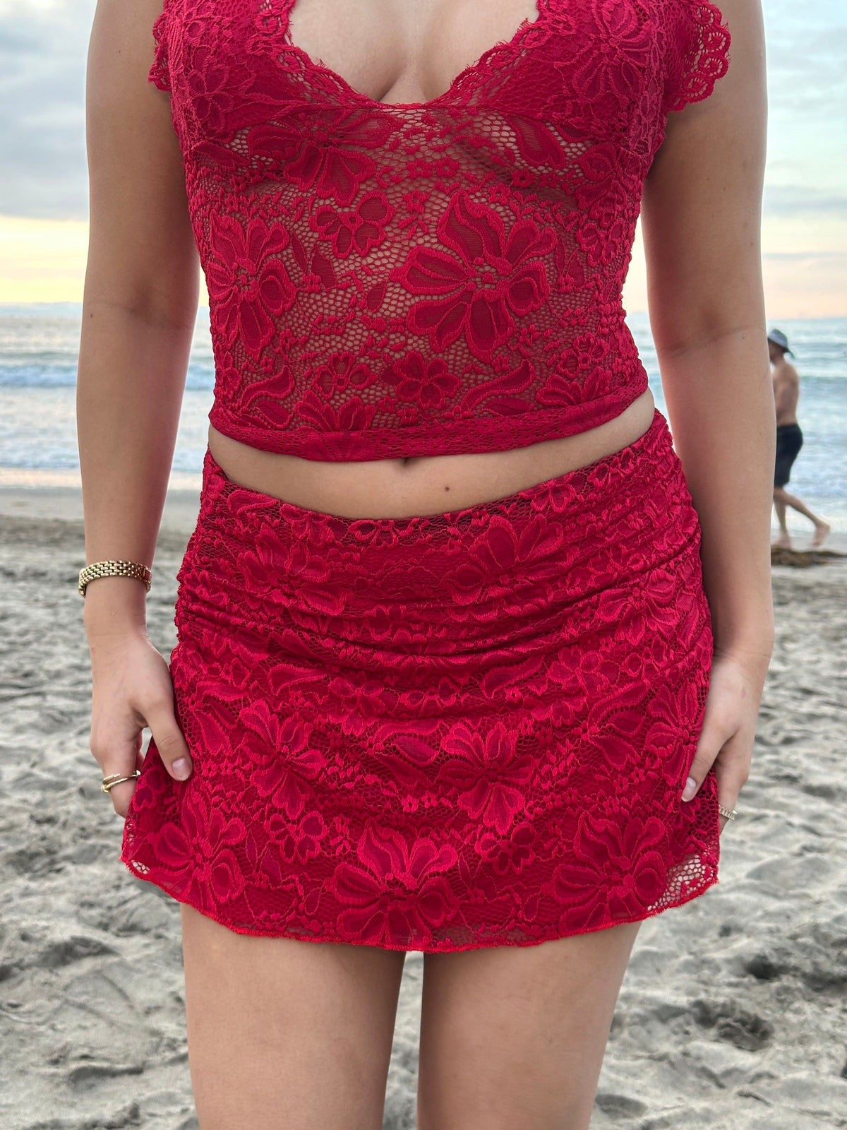 Kelly  mini skirt encaje